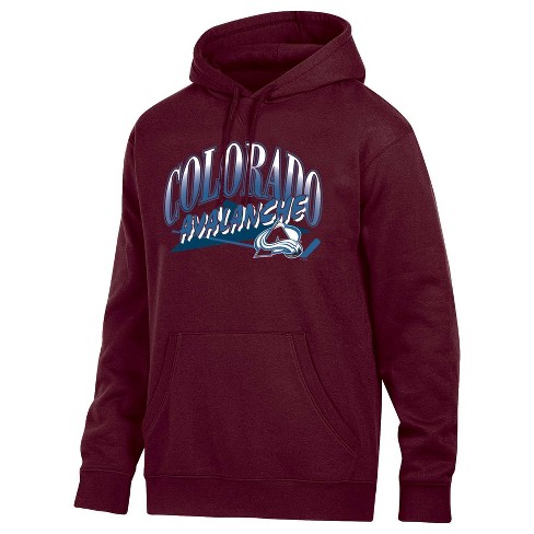 NHL Colorado Avalanche Sleeve Hits Black Pullover Hoodie