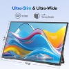 UPERFECT 21.5 Touchscreen Portable Monitor 120Hz 1080P 180¡ã Adjustable Stand& VESA 1300:1 for Laptop - 3 of 4
