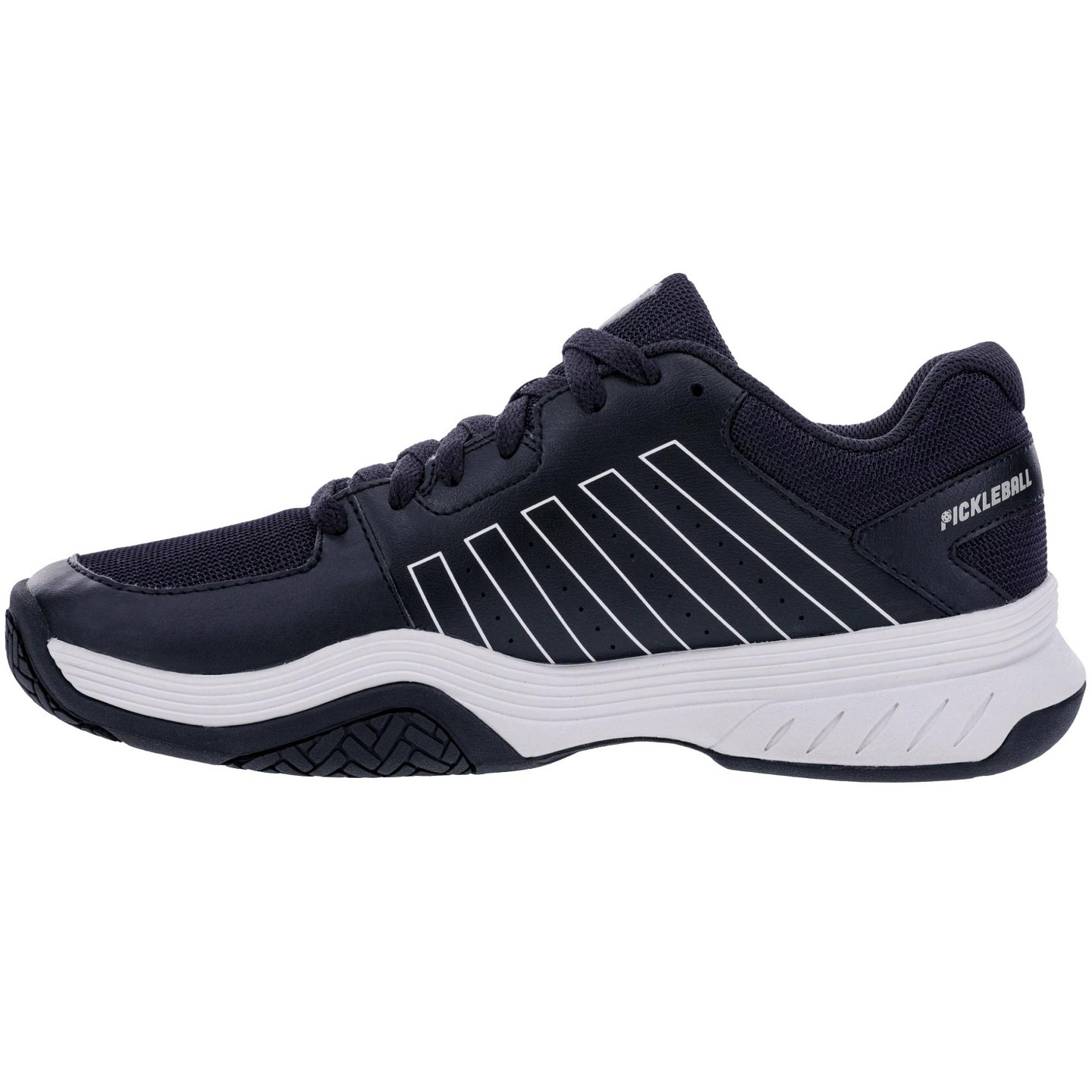 Мужское пальто K-Swiss Court Express Pickleball Shoe (Peacoat/White/Silver), цвет: Белый — фото 5