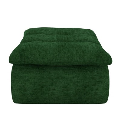 AZL1 Life Concept Sofas Comfy Accent Bean Bag Couch, Modern Armless and Backless, Suitable for Living room Bedroom, Olive Green, 33.5"*35.82"*19.68"