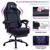 NicBex 360°Swivel Gaming Chair Office Chairs with Reclining Back,Adjustable Seat Height&Footrest,Ergonomics Video Game Chairs for Home&Office - 4 of 4