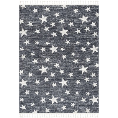 Well Woven Kosme Geometric Star Stain-resistant Area Rug