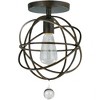 Crystorama Lighting Solaris 1 - Light Pendant in  English Bronze - 2 of 4