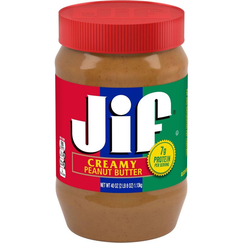 Jif Creamy Peanut Butter - 40oz, 1 of 10