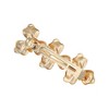 Unique Bargains Grace Flower Hair Clips Gold Tone 1 Pc - 4 of 4