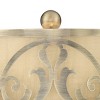 Possini Euro Design Doris Traditional Table Lamp 30 1/2" Tall Brass Candlestick Openwork Double Drum Shades for Bedroom Living Room Bedside Nightstand - 3 of 4