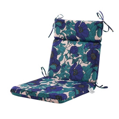 ARTPLAN Outdoor Chair Cushion,Seat & High Back Adirondack Rocking Wicker Chair Lawn Foam Cushion for Patio Furniture,45.5"x21"x3"