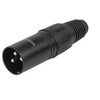 Monoprice Pro Audio Cable - 3-Pin DMX Terminator - Black | With An Anodized Aluminum Locking XLR Body, Plastic Cap And Rubber Boot - 2 of 4