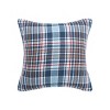 C&F Home 18" x 18" Lawson Lake Plaid Woven Throw Pillow - 2 of 4