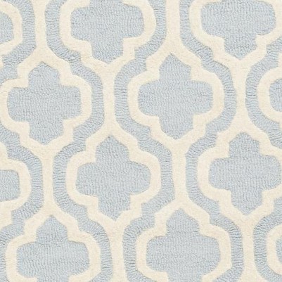 light blue/ivory