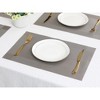 REGALWOVEN Kitchen Dining Table Decor Washable Wipeable Heat Resistant Placemats 8 Pcs - 4 of 4