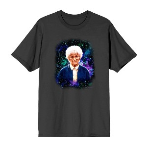 Golden Girls Sophia Galaxy Headshot Crew Neck Short Sleeve Men's T-shirt - 1 of 2