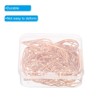 Unique Bargains Drop-Shaped Metal Prevent Tearing Pages Home Office Paper Clip 50 Pcs - 4 of 4