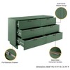 Granville Modern 6 Drawer Double Wide Dresser - Manhattan Comfort - 4 of 4