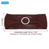 Unique Bargains Polyester Wedding Decoration Stretch Chair Sashes Bows 25 Pcs - 2 of 4
