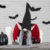 Northlight Bat Girl Gnome with Pigtails and Wings Halloween Figure - 17" - Black and Red - 2 of 4
