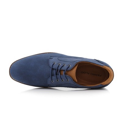 Ferro Aldo Mens Thomas MFA19688 Casual Light Weight Derby Sneaker Shoes, in Ocean Blue, Size 9 — фото 4