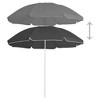 Garden Parasol Sand 100% Polyester, Steel 70.9 in diameter  vidaXL - 2 of 4