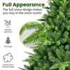 NAYSAYE Christmas Tree Soft White Glow with Full Branches and Easy Hinged Setup for Christmas Holiday Decor, Green, 40"*60"*12.32" - 3 of 4