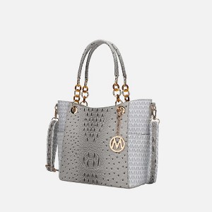 MKF Collection Miriam Handbag Signature Women Vegan Leather Tote by Mia K - 1 of 4