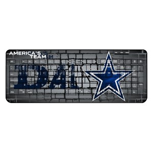 NFL NFC Teams Brick Wall Wireless USB Keyboard - 1 of 4