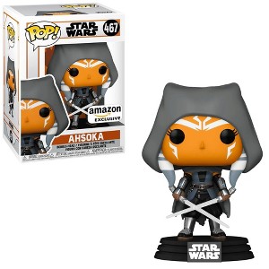 Funko Pop! Star Wars: The Mandalorian - Hooded Ahsoka Exclusive Vinyl Figure #467 #58285 - 1 of 3