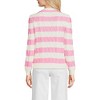 Lands' End Women's Cotton Drifter Crew Cable Pullover Sweater - 2 of 3