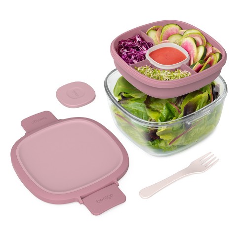 Bentgo 7.6c Glass Salad Container Rose : Target