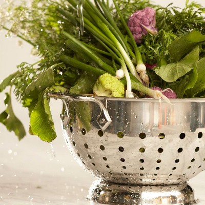 All-Clad 3-Quart Stainless Steel Colander with Handles