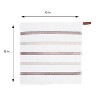 Sloppy Chef Premier Dishcloth (12 Pack), 100% Ringspun Cotton, 13x13, Looped, Classic Stripes - 3 of 4