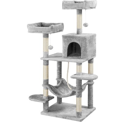 Yaheetech 59" Large Cat Tower with Plush Perch