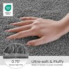 NAYSAYE Bath Rug 24" x 40" Plush Soft Absorbent Quick Dry Non Slip Spa Quality Cozy Comfort for Bathroom, Gray - 4 of 4