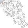 CWI Lighting Rain Drop 3 Light Flush Mount With Chrome Finish - 3 of 4