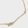 14K Gold Dipped Cubic Zirconia Initial Necklace - A New Day™ - 4 of 4