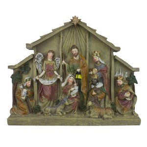 Northlight 9.75" Tabletop Nativity Scene Christmas Figure Decoration - 1 of 4