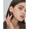 Cherry Flower Dangle Earrings for Women Girls Hypoallergenic Retro Charm Blossom Drop Dangling Hook Stud Vintage Elegant Wedding Birthday - 2 of 4