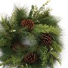 Mixed Pine Cedar Wreath 18"D - 2 of 2