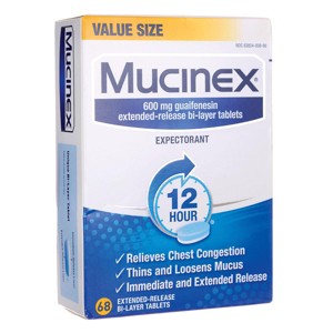 Mucinex 12-Hour Expectorant 68 Tabs - 1 of 1