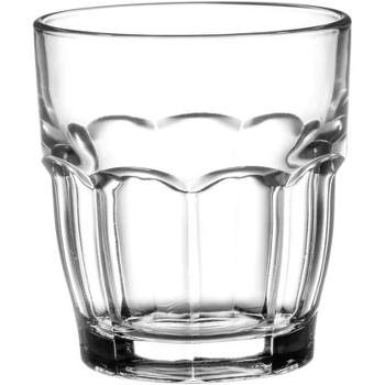 Bormioli Rocco 7.25 oz. Rock Bar Juice Stackable Drink Glass, 6-Piece, Clear