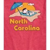Men's - Peanuts - North Carolina Lucy Short Sleeve Graphic T-Shirt - 2 of 4