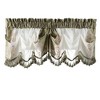 Kate Aurora Danbury Custom Austrian Embroidered Rod Pocket Window Valance Treatment - 2 of 2
