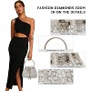 Diamond Evening Bag Clutch Purses for Women Rhinestone Purse Glitter Handbag for Party Wedding - 3 of 4