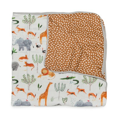 Loulou Lollipop Muslin Quilt - Safari Jungle