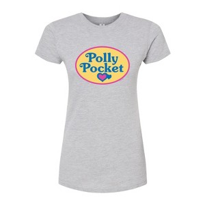 Women's - Polly Pocket - Polly Pocket Color Logo Fitted Graphic T-Shirt - 1 of 3