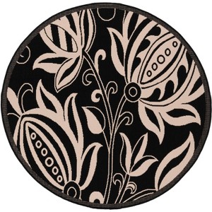 Courtyard CY2961 UV & Stain Resistant Non-Shedding Power Loomed Indoor/Outdoor Rugs - Safavieh - 1 of 4