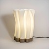 13.5" Flame Modern Bohemian Plant-Based PLA 3D Printed Dimmable LED Table Lamp White - JONATHAN Y - 3 of 4