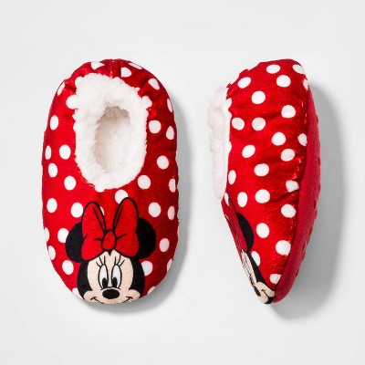 girls minnie mouse slippers