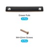 Unique Bargains Leather Dresser Drawer Door Cabinet Knobs and Pulls 4 Pcs - 3 of 4