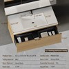 Christopher Knight Home Hansen Modern 42" Wall-Mounted Wood Bathroom Vanity with Sink and Drawer - 3 of 4