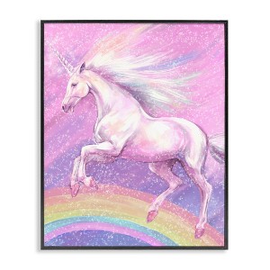Stupell Industries Rainbow Unicorn Scene, 24" x 30" - 1 of 4